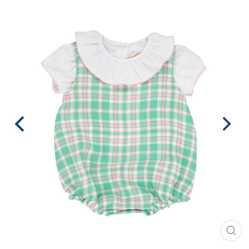 TBBC Brooksy Bubble Set
Putney Plaid Worth Avenue White & Palm Beach Pink Picot